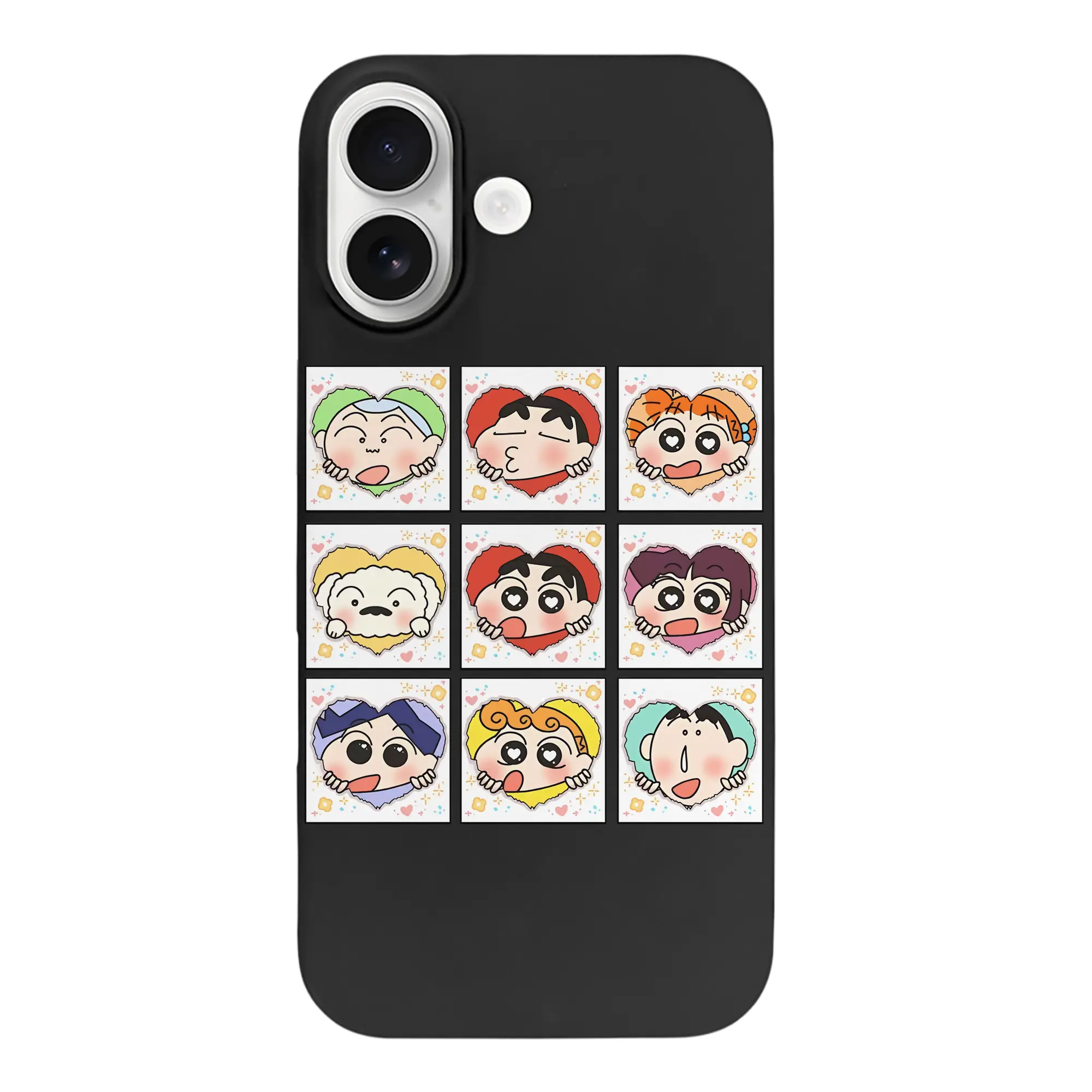 クレヨンしんちゃん グッズ 野原 しんのすけ - iPhone 17 シリーズ シリコンケース 薄型 耐衝撃 指紋防止 ソフトタッチカバー 精密フィット 傷防止 保護ケース iPhone 17/17 Air/17 Pro/17 Pro Max 対応